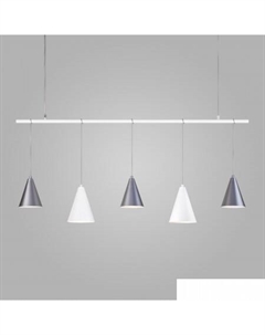 Подвесная люстра 50088/5 (белый/серебристый) Евросвет