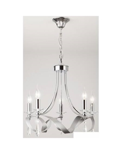 Подвесная люстра Adelia 60064/5 (хром) Евросвет