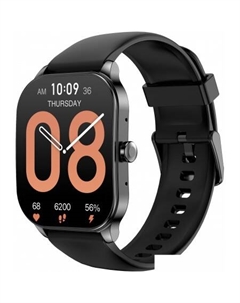 Умные часы Pop 3S (черный, с силиконовым ремешком) Amazfit