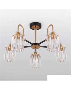 Люстра средней высоты 70090/5 (Черный) Евросвет