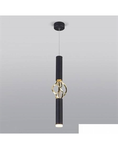 Подвесная люстра 50191/1 LED (черный/золото) Евросвет