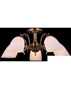 Припотолочная люстра 22010/5 античная бронза Евросвет