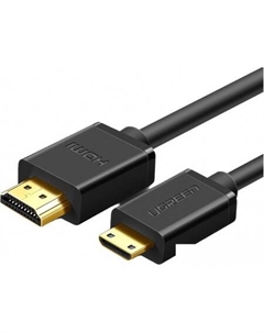 Кабель HD108 11167 HDMI - miniHDMI (1.5 м, черный) Ugreen