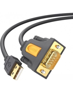 Кабель CR104 20222 USB-А 2.0 - DB9 RS-232 (2 м) Ugreen