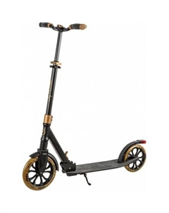 Двухколесный подростковый самокат City (черный/бронзовый) Plank