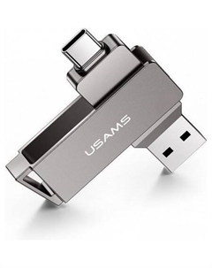 USB Flash Type-C+USB3.0 Rotatable High Speed Flash Drive 64GB Usams