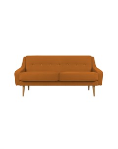 Трехместный диван одри m оранжевый 185x85x85 см Vysotkahome