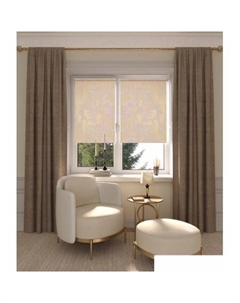 Мини рулонные шторы Марко 38x175 (миндаль) Legrand