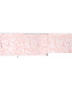 Фронтальный экран под ванну Оптима 150 (розовый мрамор) Alavann