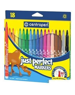 Фломастеры Just Perfect 2510 1885 (18 цв) Centropen