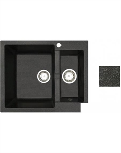 Кухонная мойка Duet L (черный, без сифона) Белэворс