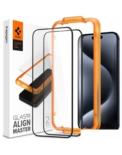 Защитное стекло ALM Glas FC для iPhone 15 Pro AGL06895 (2шт) Spigen