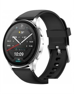 Умные часы POP 3R (серебристый, с силиконовым ремешком) Amazfit