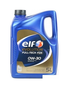 Моторное масло Evolution Full-Tech FDX 0W-30 5л Elf
