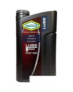 Моторное масло Lube F 0W-30 1л Yacco