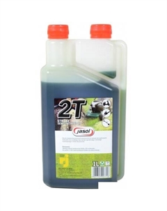 Моторное масло 2T Stroke Oil SemiSynthetic Green 1л Jasol