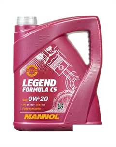 Моторное масло Legend Formula C5 0W-20 5л Mannol