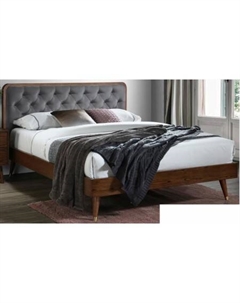 Кровать Cassidy 200x160 (серый/орех) Halmar