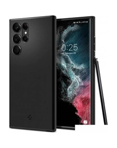 Чехол для телефона Thin Fit для Galaxy S22 Ultra ACS03911 (черный) Spigen