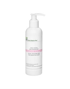 Гель пенка для умывания Деликатное очищение для лица 200 Green matrix prof