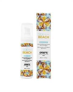 Разогревающее массажное масло Gourmet SEX ON THE BEACH 50 Exsens