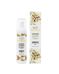 Разогревающее массажное масло Gourmet HOT VANILLA 50 Exsens