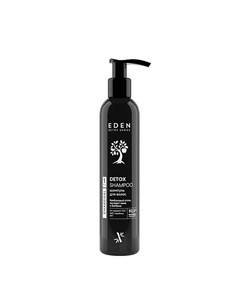 Шампунь для волос очищающий с кератином и бамбуковым углем Bamboo Charcoal DETOX 350 Eden