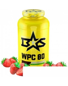 Протеин WPC 80 (2000г, клубника) Binasport