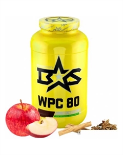 Протеин WPC 80 (2000г, яблоко/корица) Binasport