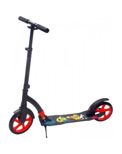 Самокат Go IN049 (черный/красный) Indigo
