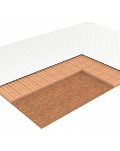 Ортопедический наматрасник Топп 3 65x125 трикотаж Eos