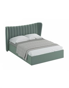 Кровать queen agata lux зеленый 203x112x225 см Ogogo