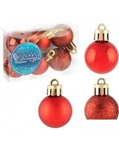 Елочная игрушка SYQA-0123120-04 (6 шт) Волшебная страна