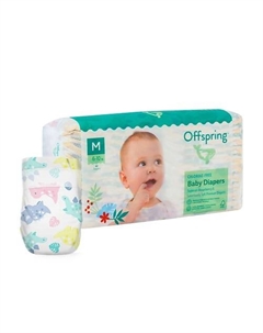 Подгузники, M 6-10 кг Динозавры Offspring