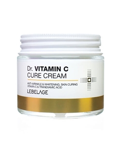 Крем для лица с Витамином С антивозрастной Осветляющий Dr. Vitamin C Cure Cream 70 Lebelage