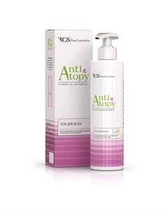 Гель для душа для сухой, чувствительной и склонной к атопии кожи, AntiAtopy 200 Rcs/realcosmetics