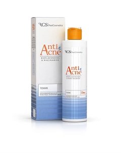 Тоник для комбинированной кожи лица, склонной к акне 200 Rcs/realcosmetics