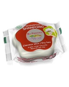 Шампунь твердый Organic Bio для сухих волос с красной глиной 85 Ma provence