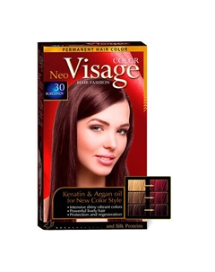 Краска для волос Тёмно-пепельно русый Dark Ash Blond 12 Visage color hair fashion