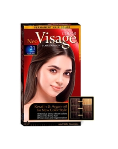 Краска для волос Тёмно-пепельно русый Dark Ash Blond 12 Visage color hair fashion