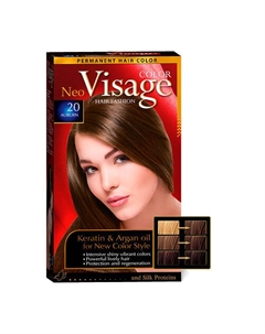 Краска для волос Тёмно-пепельно русый Dark Ash Blond 12 Visage color hair fashion