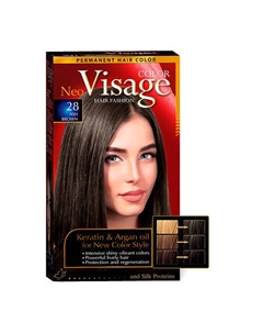 Краска для волос Тёмно-пепельно русый Dark Ash Blond 12 Visage color hair fashion