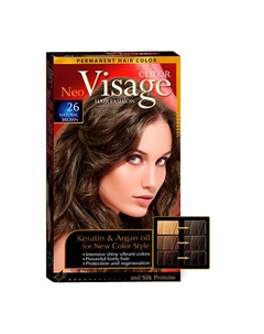 Краска для волос Тёмно-пепельно русый Dark Ash Blond 12 Visage color hair fashion