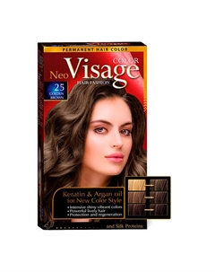 Краска для волос Тёмно-пепельно русый Dark Ash Blond 12 Visage color hair fashion