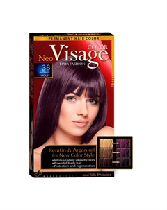 Краска для волос Тёмно-пепельно русый Dark Ash Blond 12 Visage color hair fashion