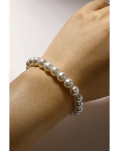 Набор 3 предмета: серьги, бусы, браслет, цвет белый, 45 см Qf