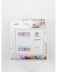 Скатерть «Цыплята и куличи» 220×147 см, 100% хлопок, саржа 190 г/м² Этель