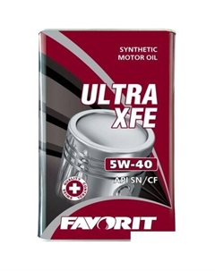 Моторное масло Ultra XFE 5W-40 metal 5л Favorit