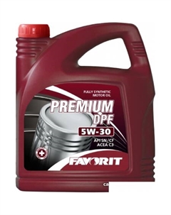 Моторное масло Premium DPF 5W-30 SN/CF 5л Favorit