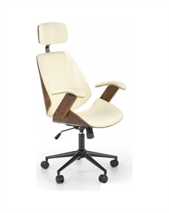 Офисное кресло Ignazio (ореховый/кремовый) Halmar